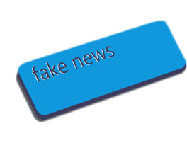 264x202 Fake News Blue Button Icons Png