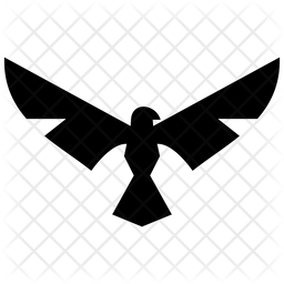 Falcon Icon Of Glyph Style 256x256 Falcon Icon Of Glyph Style