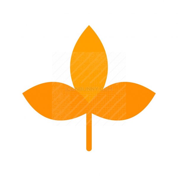 600x600 Autumn Leaf Flat Multicolor Icon