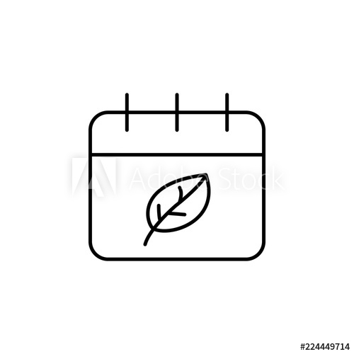 500x500 Calendar, Fall, Leaf Icon Element Of Thanksgiving Day For Mobile