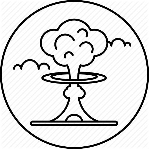 512x512 Atomic, Blast, Bomb, Explosion, Fallout, Nuclear, Radiation Icon