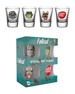 240x300 Fallout Icons Pack Of Gaming Shot Glasses Ebay