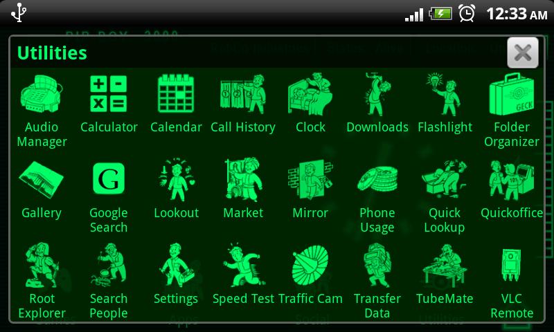 800x480 Pipboy Icon Pack Download
