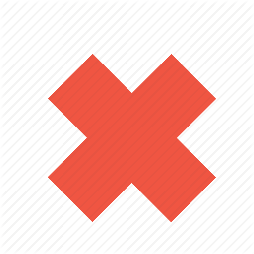512x512 Cross, Delete, False, Remove, Wrong Icon