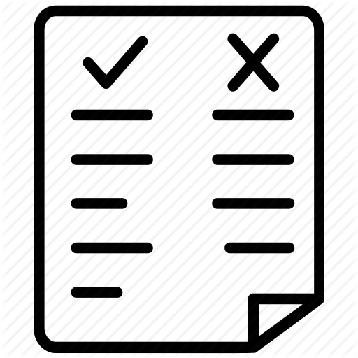 512x512 Dos Donts, Inspection, Opinion Poll, Survey, True False Icon