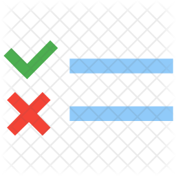 256x256 True False Icon Of Flat Style