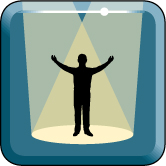 166x166 Fame Icon Images