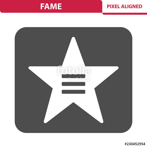 500x500 Fame Icon Stock Image And Royalty Free Vector On Fotolia
