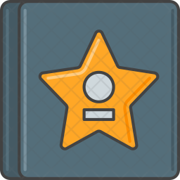 256x256 Walk Of Fame Icon Of Colored Outline Style