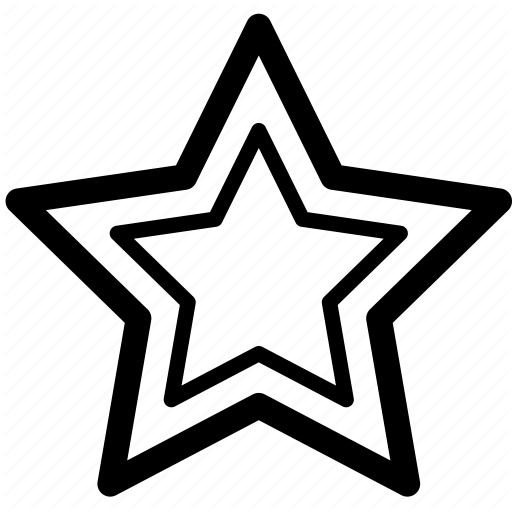 512x512 Entertainment, Fame, Hollywood, Line, Star Icon