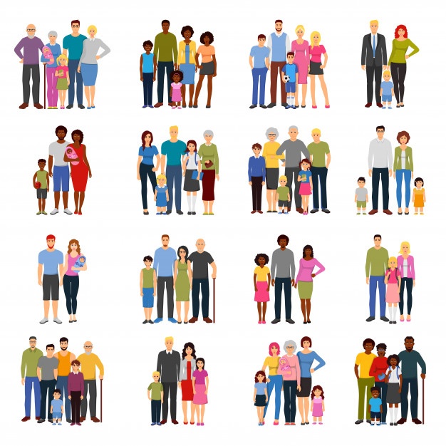 626x626 Family Group Of Three Icons Free Download