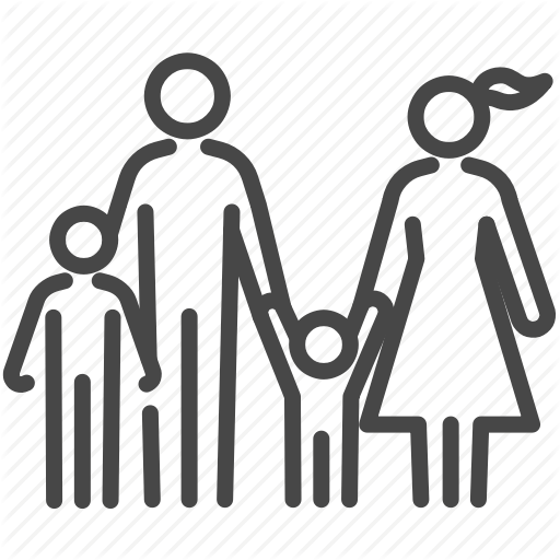 512x512 Children, Family, Group, Parent, People Icon