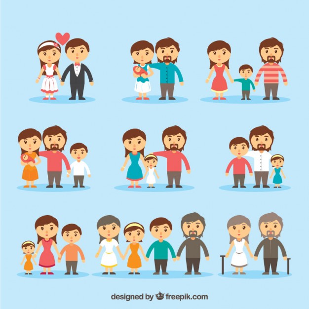 626x626 Family Icon Collection Vector Free Download