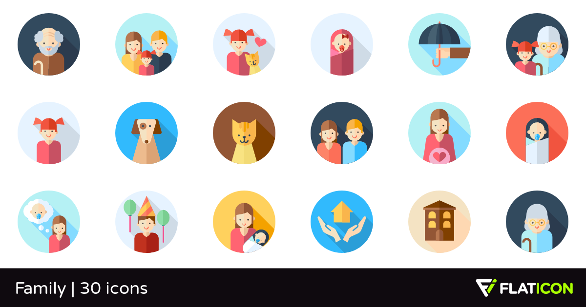 1200x630 Family Free Icons