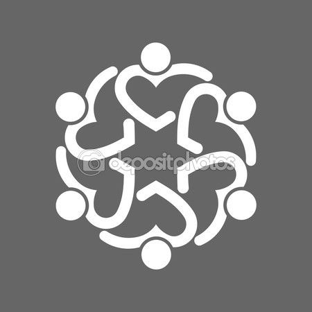 450x450 People Family Logo Stock Vector