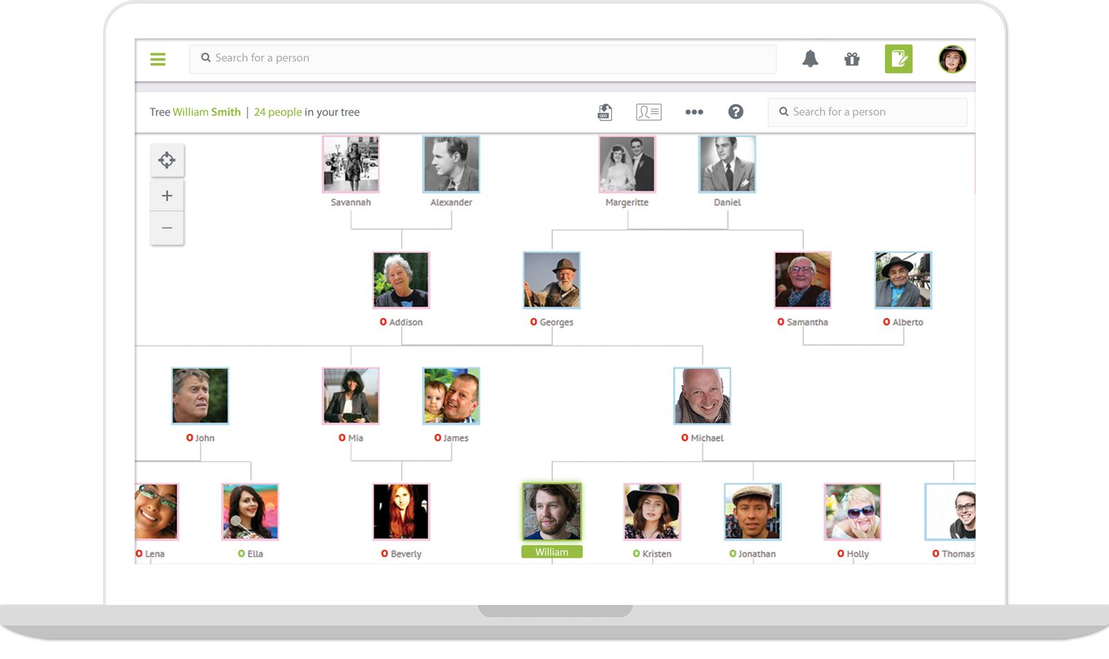 1600x951 Family Tree With Famicity And Familysearch Genealogy Family