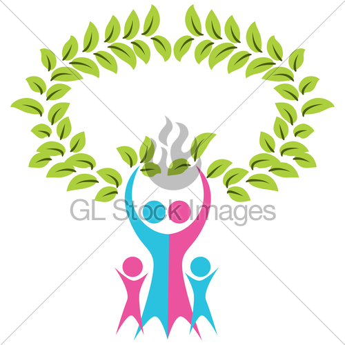 500x500 Family Tree Icon Gl Stock Images