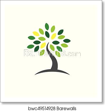 362x382 Ancestry Or Genealogy Icon With Family Tree, Art Print Barewalls