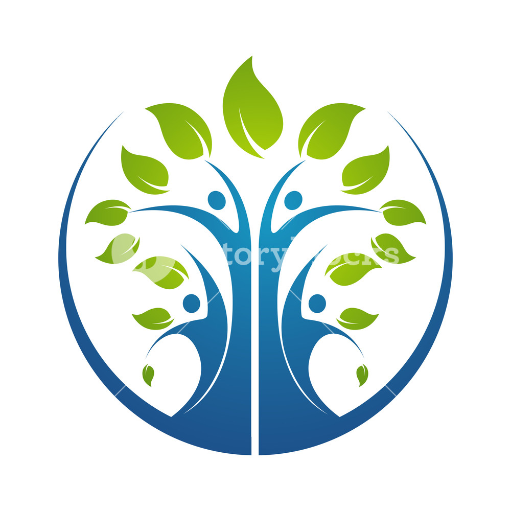 1000x1000 Family Tree Symbol Icon Logo Design Template Illustration Royalty