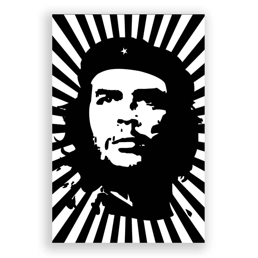 1024x1024 Poster Print Wall Art Che Guevara Portrait Modern Famous Icon Home