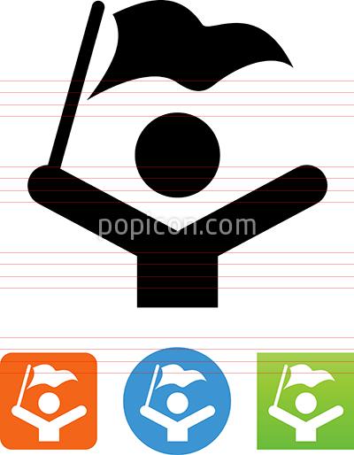 400x514 Sports Fan Icon