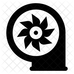 Blower Fan Icon Of Glyph Style 256x256 Blower Fan Icon Of Glyph Style
