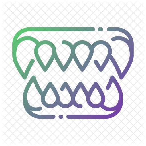 Fangs Icon Of Gradient Style 512x512 Fangs Icon Of Gradient Style