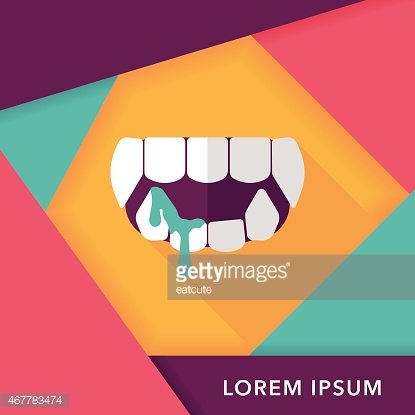 Halloween Fangs Flat Icon With Long Premium Clipart 415x415 Halloween Fangs Flat Icon With Long Premium Clipart