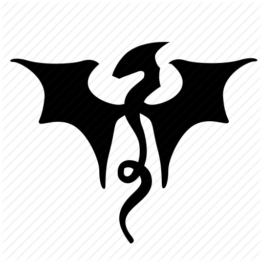 512x512 Dragon, Fantastic, Fly, Tattoo Icon