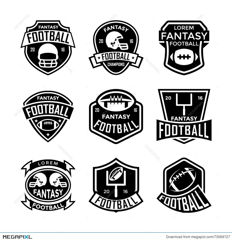 Fantasy Football Vector Icons Illustration 800x830 Fantasy Football Vector Icons Illustration