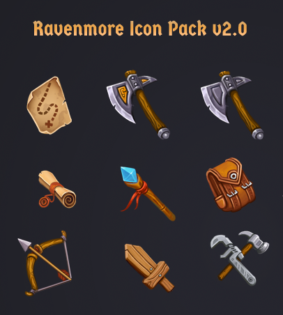 406x452 Fantasy Icon Pack