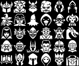 256x213 Medieval Fantasy Characters Icons Game