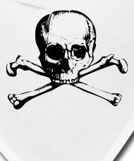 190x228 Fantasy Icon Skull Pirate Bone Bandana Spreadshirt