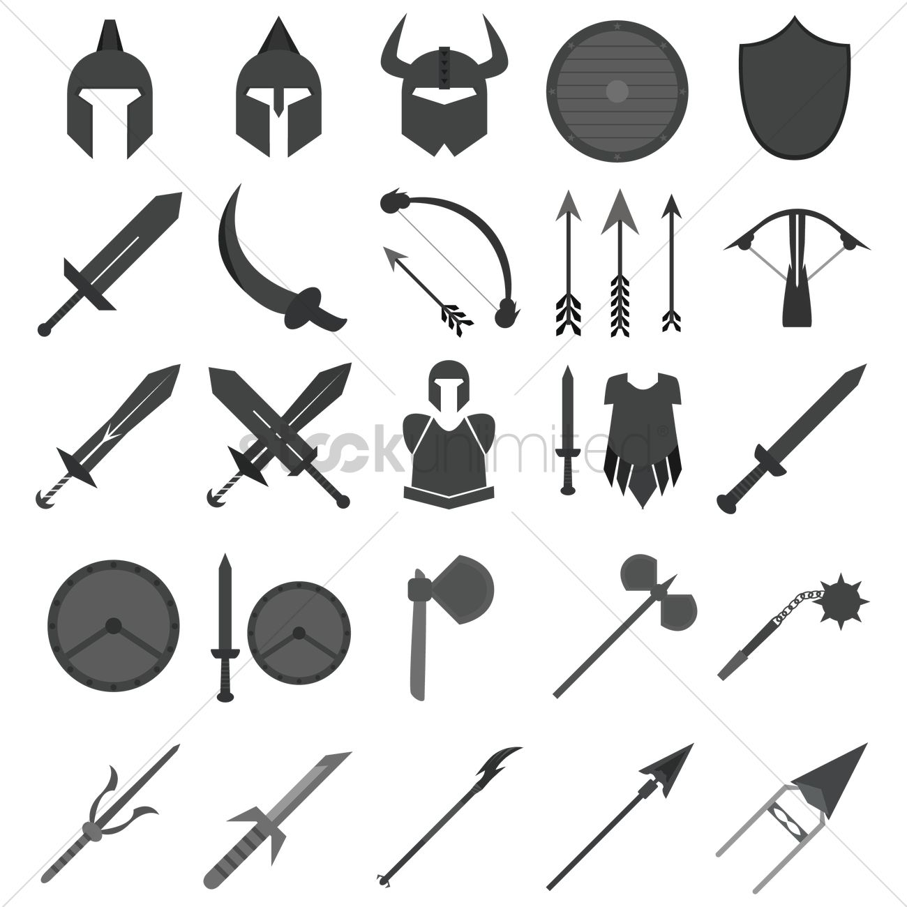1300x1300 Set Of Fantasy Icons Vector Image