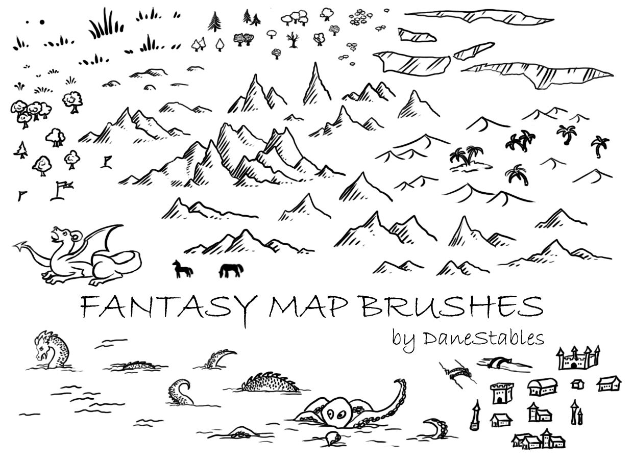 1240x910 Fantasy Map Icons Png Images In Collection
