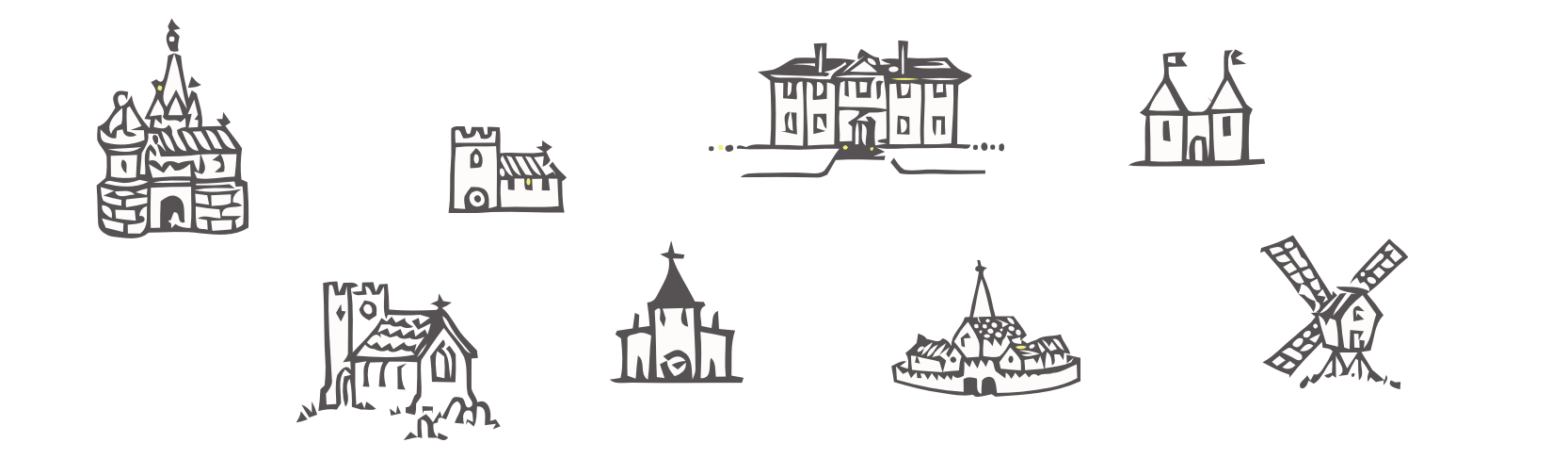 1666x504 Fantasy Map Symbols