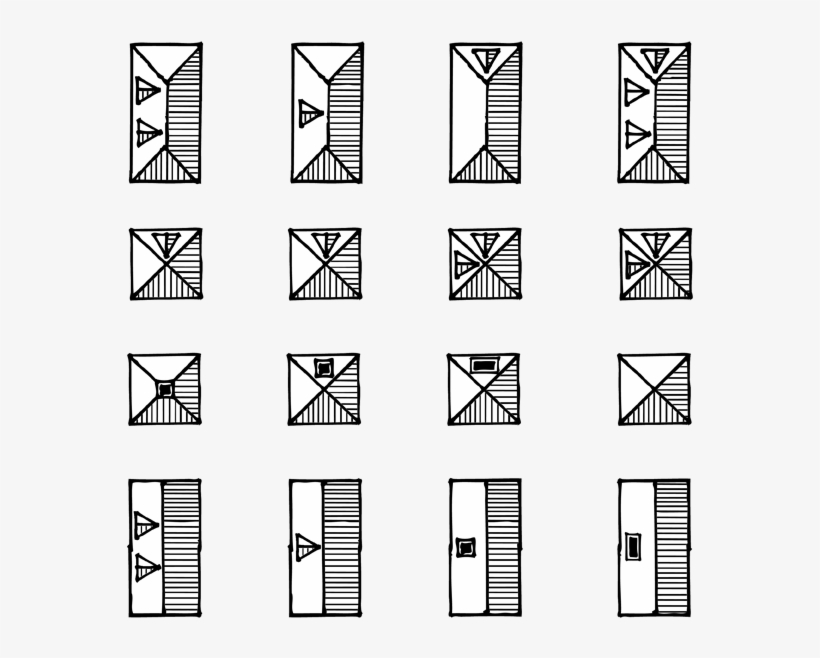 820x658 Map Parts Pieces Buildings Brush Icon Set Tool Resource