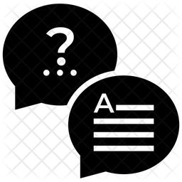 256x256 Faq Icon Of Glyph Style