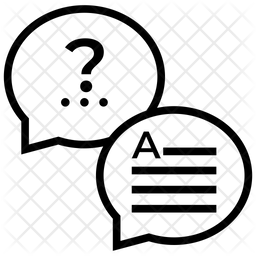 256x256 Faq Icon Of Line Style