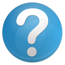 256x256 Question Faq Icon Blue Bits Iconset Icojam