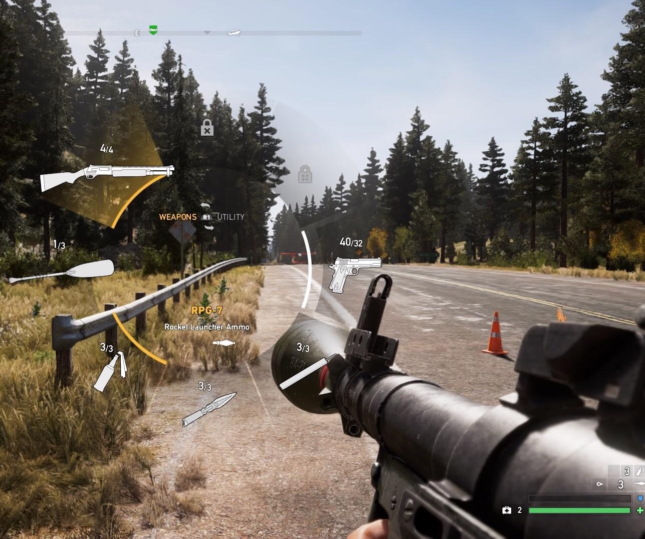 1287x1076 The Classic Rpg's Weapon Wheel Icon Is Of The Last Weapon You Had