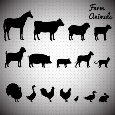 Farm Animal Icons Free Vector Download 368x368 Farm Animal Icons Free Vector Download