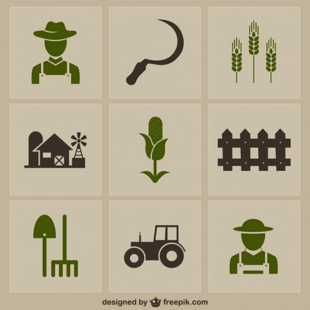626x626 Farm Icons Pack Vector Free Download