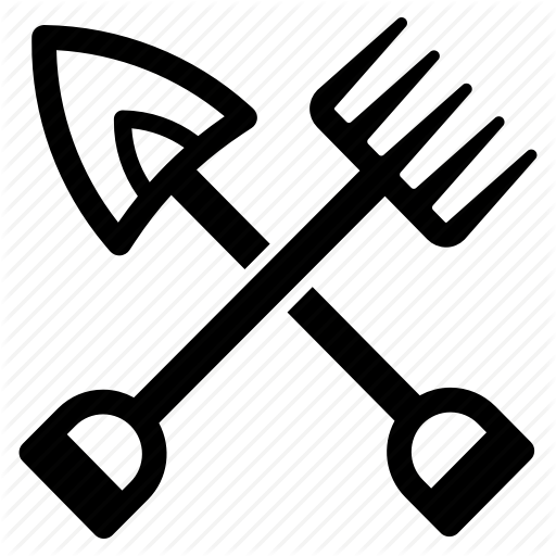 512x512 Agriculture, Farm, Farmer, Farming, Pitchfork, Shovel, Tools Icon