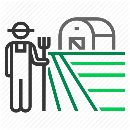 512x512 Barn, Crop, Cultivating, Cultivation, Farm, Farmer, Farming Icon