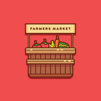 200x200 Farmers Market Free Vector Art