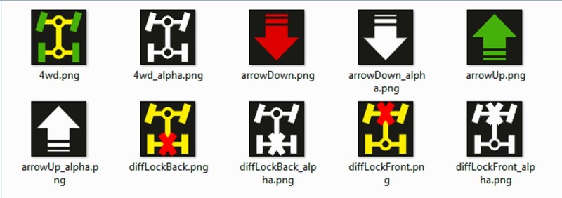 800x282 Colored Icons For Drivecontrol Script V