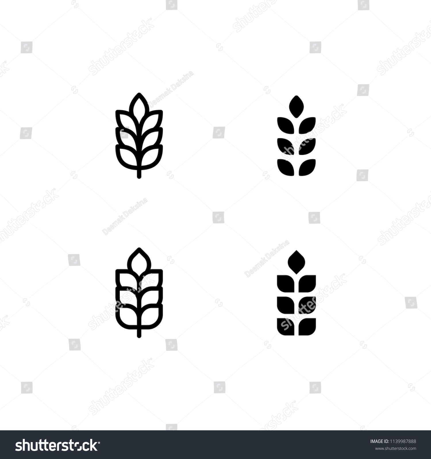 1500x1600 Wheat Icon Design Wheat, Harvest, Grain, Agriculture, Plant, Food
