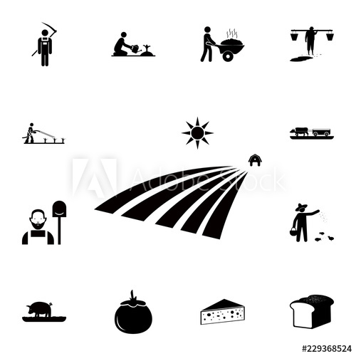 500x500 Farmland Icon Detailed Set Of Farm Icons Premium Quality Graphic