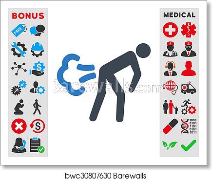 435x370 Fart Icon, Art Print Barewalls Posters Prints